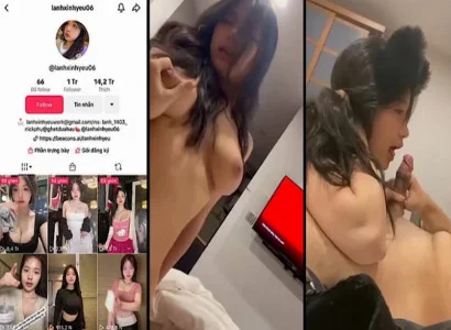 Chủ kênh TikTok lanhxinhyeu06 bị công khai đoạn phim chăn gối